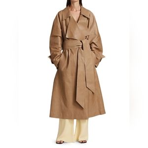 The Row trench leather coat. DEAL OF THE DAY.